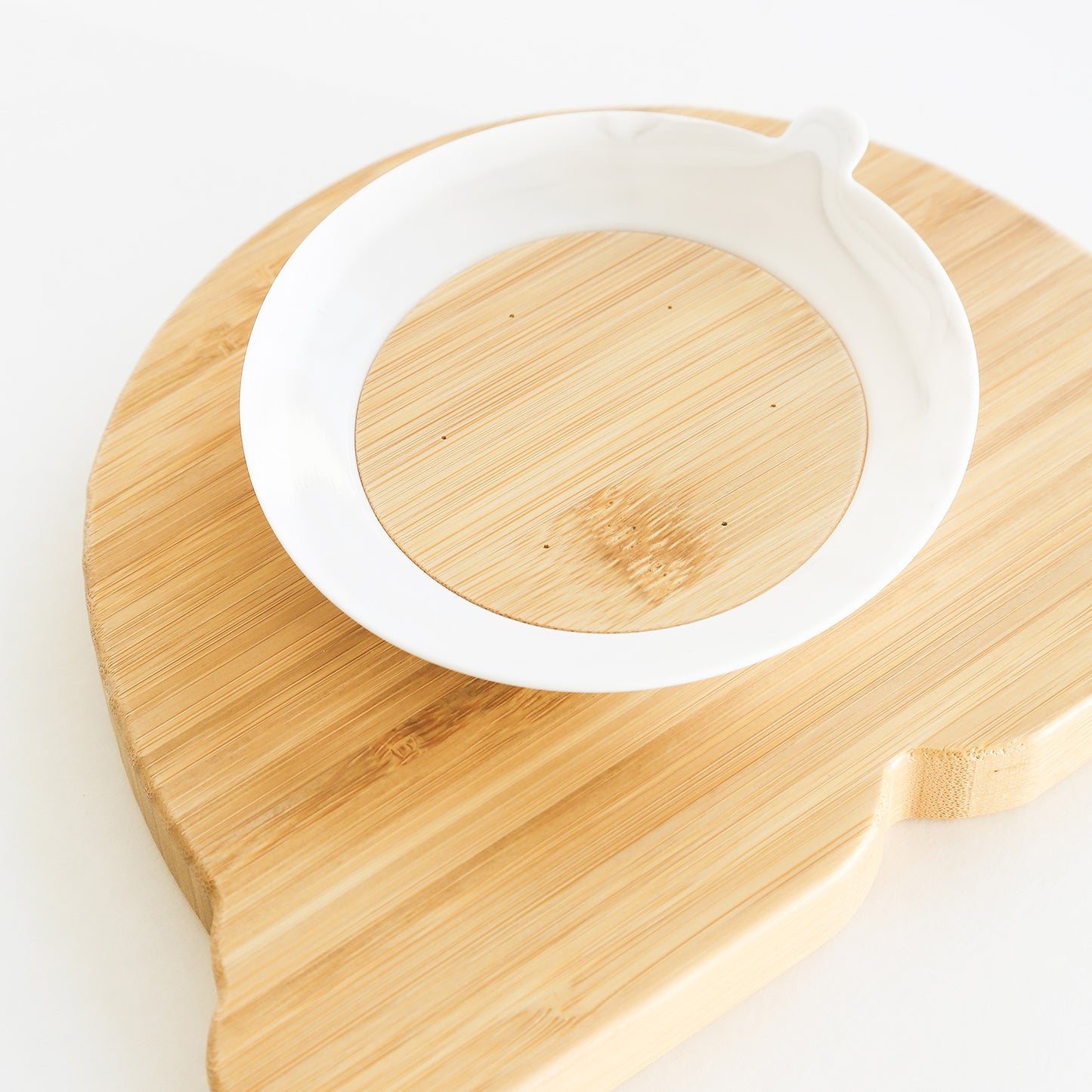 Bamboo Dinnerware Set With Silicone Suction Cup