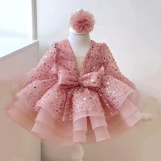 Elle Princess Dress - Pink