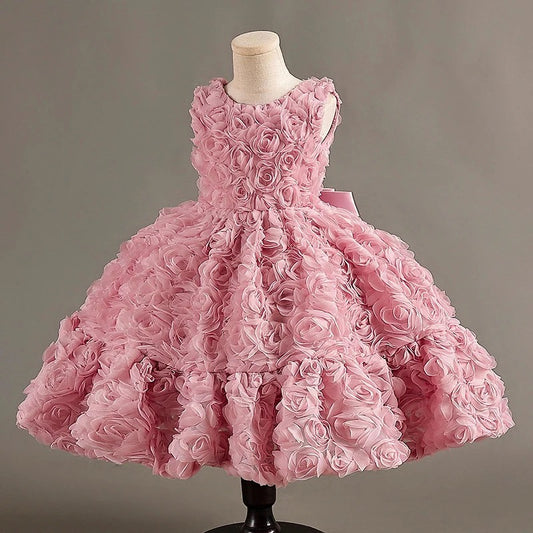 Rose Princess Dress - Pink