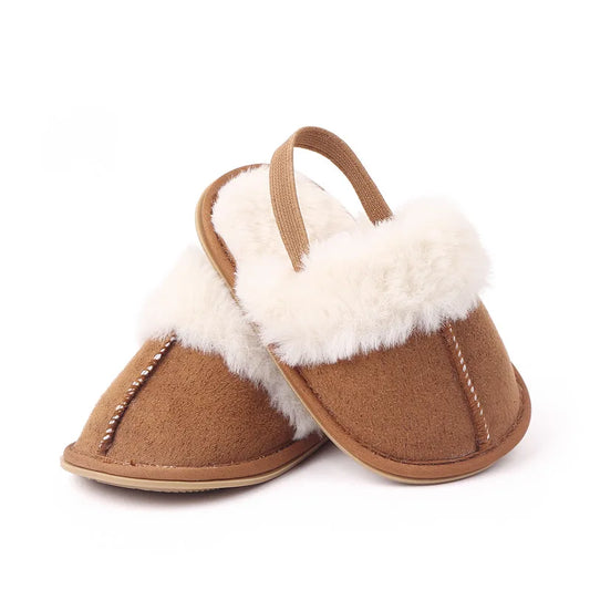 Erin Baby Slippers - Brown