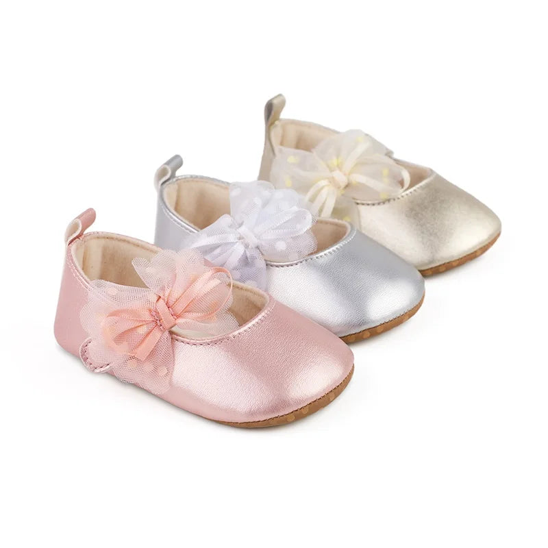 Tüll Prinzessin Babyschuhe - Gold