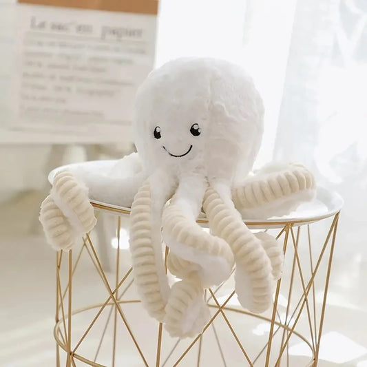 Octus The Octopus Plush Toy - White