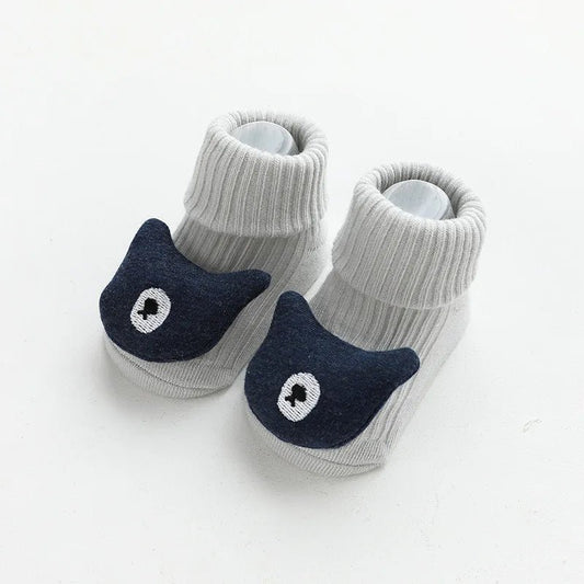 Baby Animal Socks - Blue Bear - Cocowish