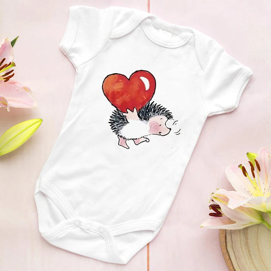 Hedgehog Bodysuit - Big Heart