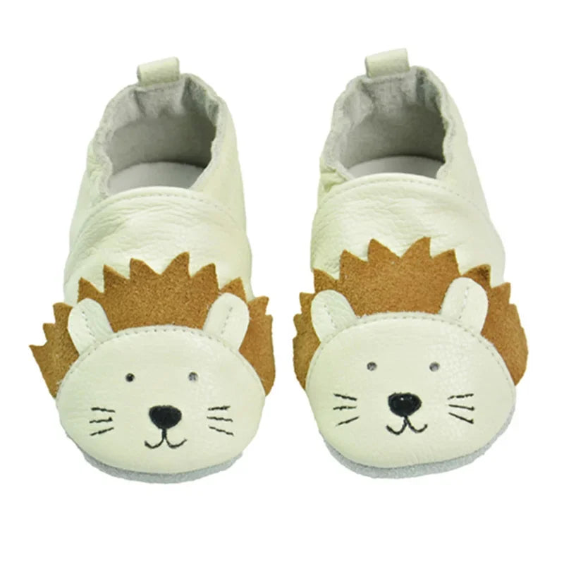 Leather Baby Shoes - Lion