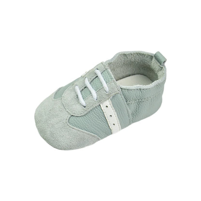 Leather Baby Shoes - Mint