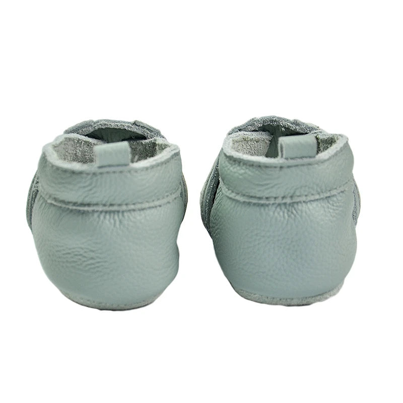 Leather Baby Shoes - Mint