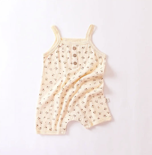 Louise Baby Romper - Flowers