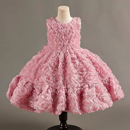 Rose Princess Dress - Pink