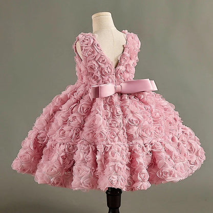 Rose Princess Dress - Pink