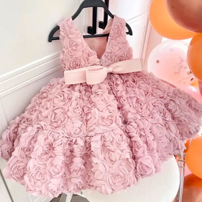 Rose Princess Dress - Pink