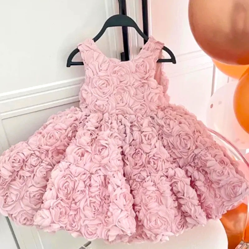 Rose Princess Dress - Pink