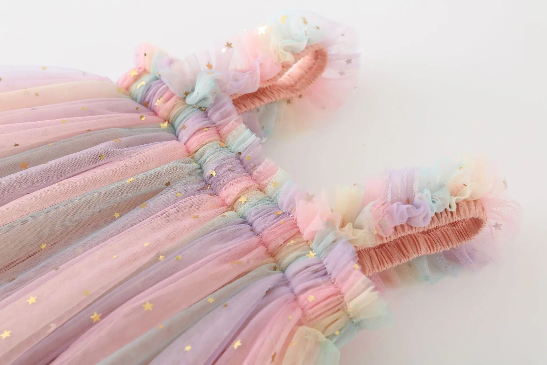 Rainbow Princess Dress - Pink