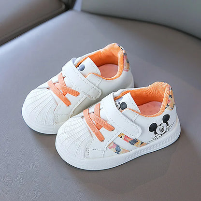 Mickey Mouse Baby Shoes - Orange