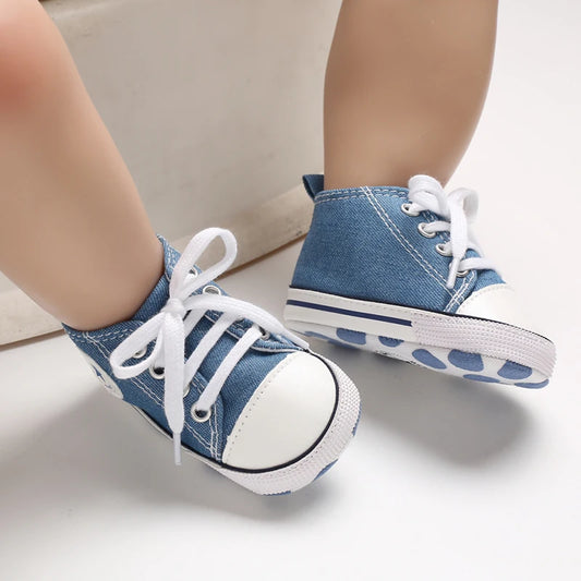 Soft Sole Canvas Shoes - Blue