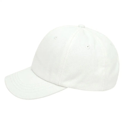 Solid White Toddler Cap