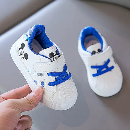 Mickey Mouse Baby Shoes - Blue