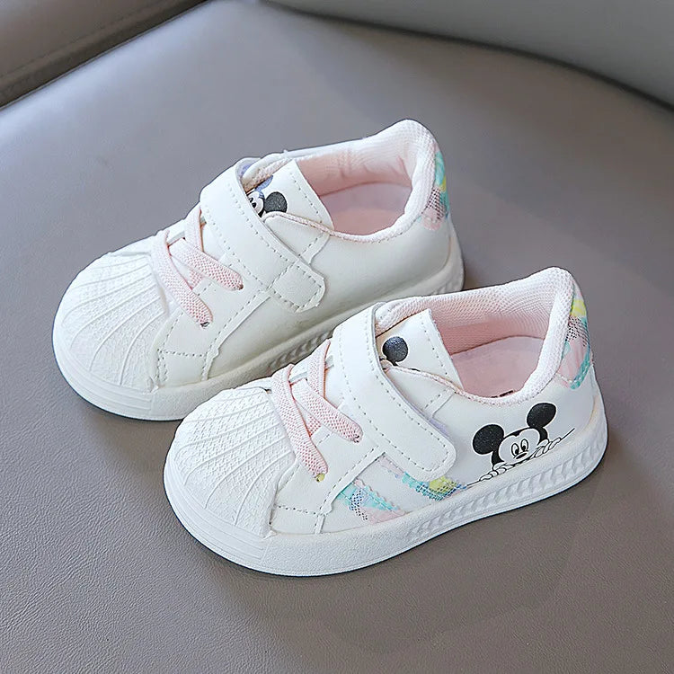 Mickey Mouse Baby Shoes - Pink