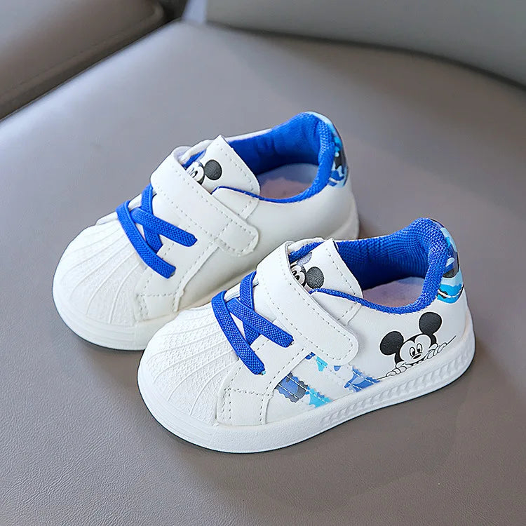 Mickey Mouse Baby Shoes - Blue