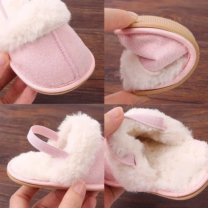 Erin Baby Slippers - Pink