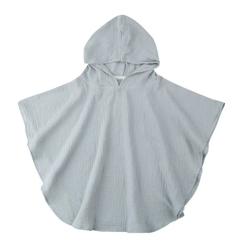 Baby Bath Cape - Gray - Cocowish