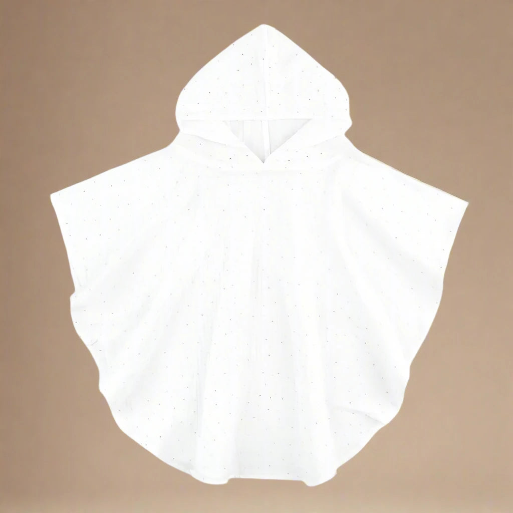 Baby Bath Cape - White - Cocowish