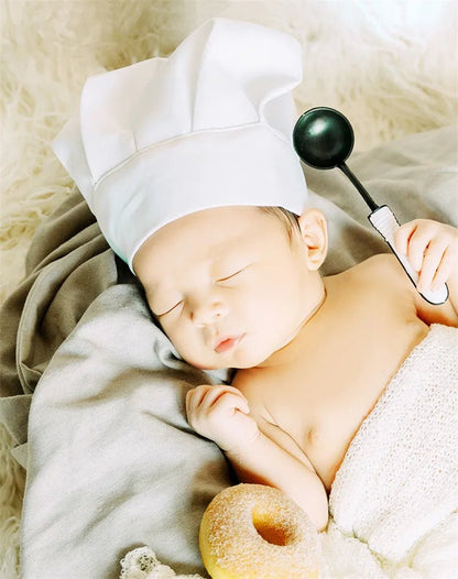 Baby Chef Apron + Hat Costume - Boy - Cocowish