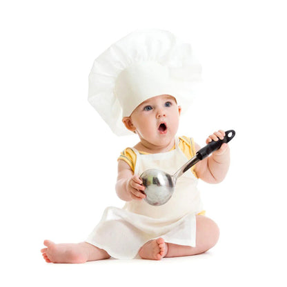 Baby Chef Apron + Hat Costume - Boy - Cocowish