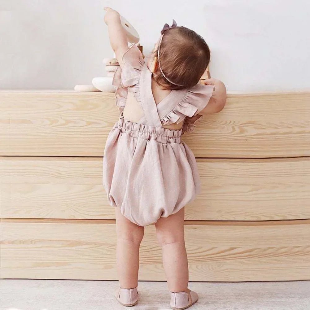 Ruffled Baby Romper - Cocowish