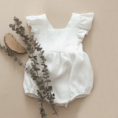 Ruffled Baby Romper - Cocowish