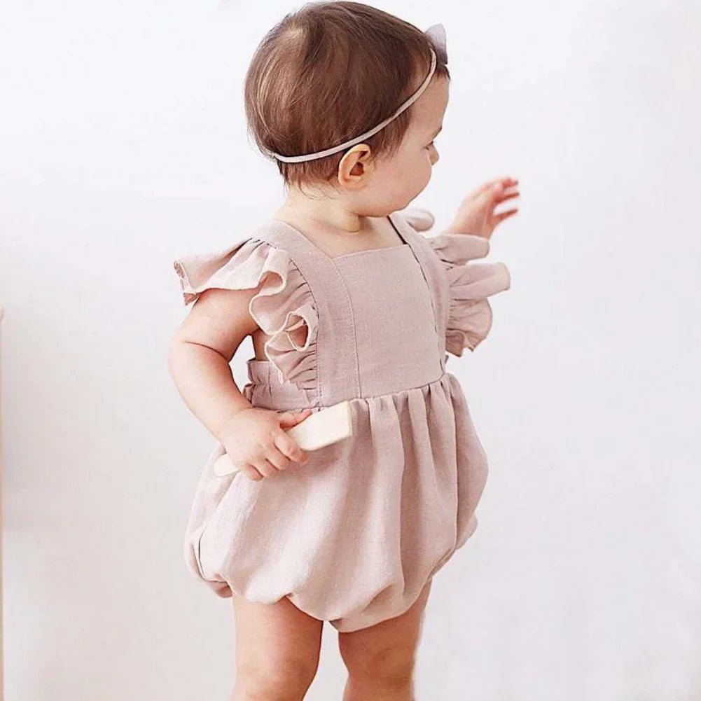 Ruffled Baby Romper - Cocowish